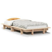 Letto singolo | Letto per adulti | Letto senza Materasso 90x200 cm in Legno Massello di Pino