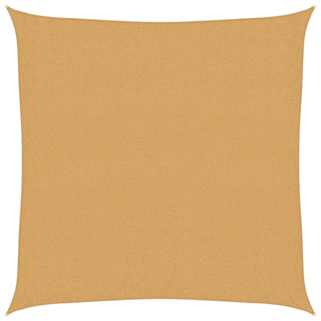 Vela Parasole | Telo Ombra | Vela da ombra 160 g/m2 Quadrata Sabbia 2,5x2,5 m in HDPE