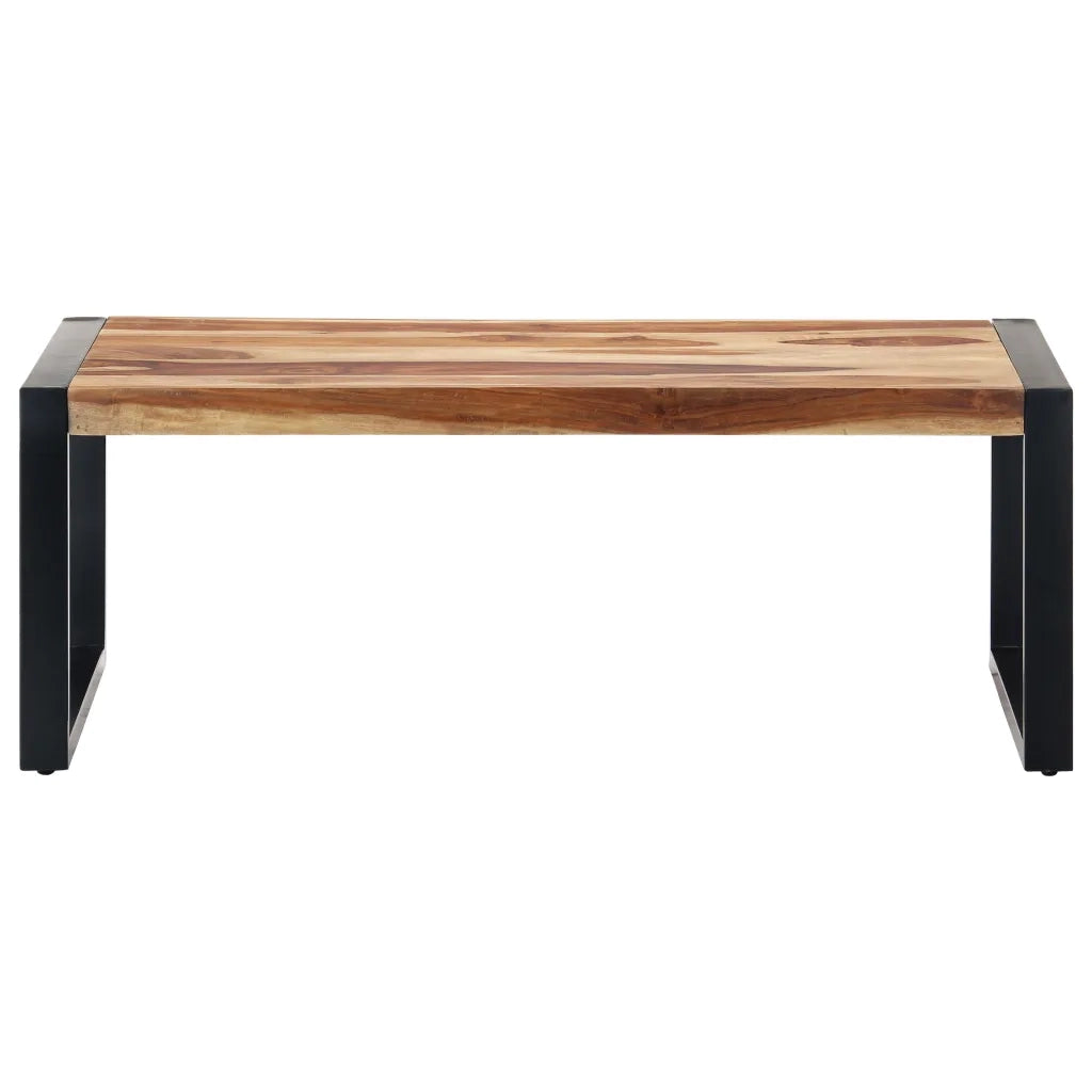 Tavolino da CaffÃ¨ 110x60x40 cm in Massello di Sheesham cod mxl 26795
