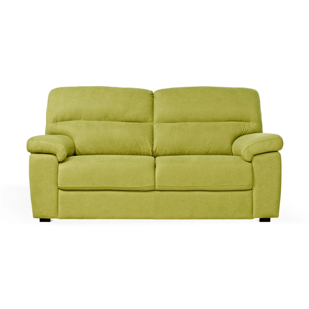 Divano 3 posti Alenda tessuto Roma16 colore Verde 211x98x92h