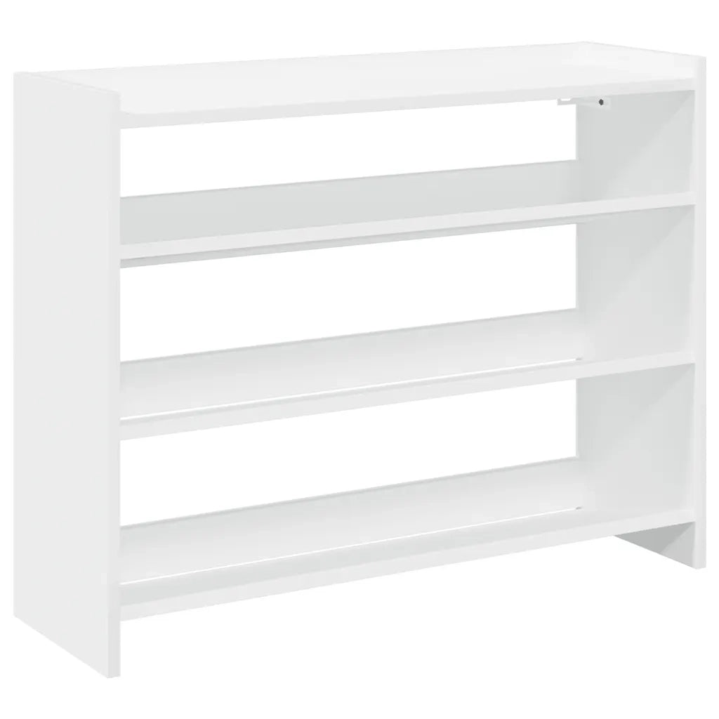 Scarpiera Bianca 80x25x62 cm in Legno Multistrato 859914