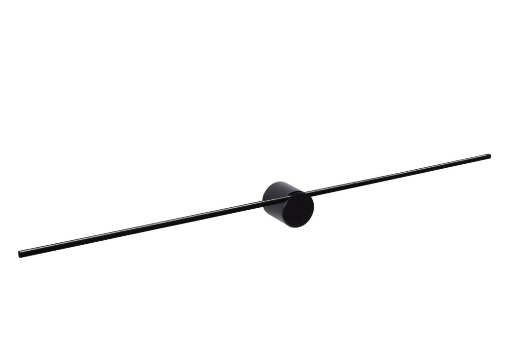 Lucide Mizar applique LED 10W 2700K nera IP44 90cm alluminio