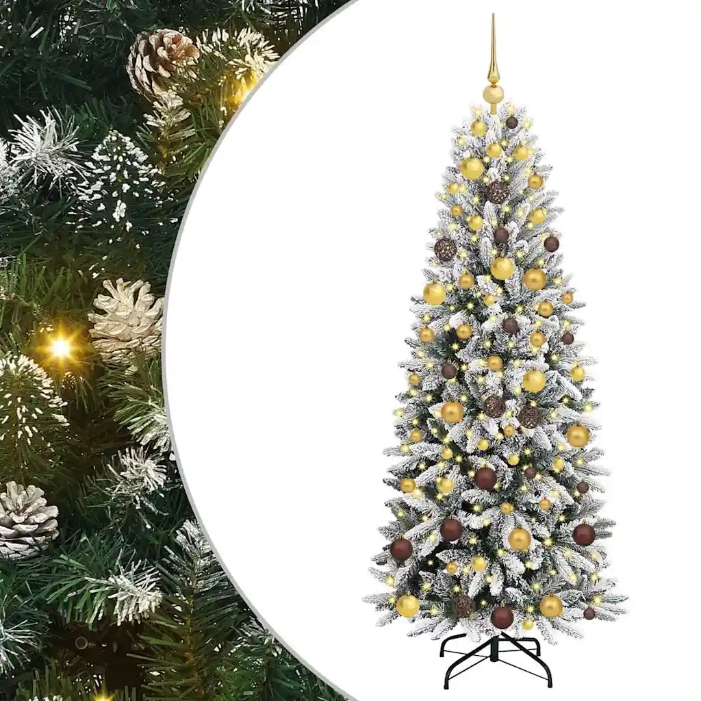 Albero di Natale artificiale Bianco 180 cm 3396042