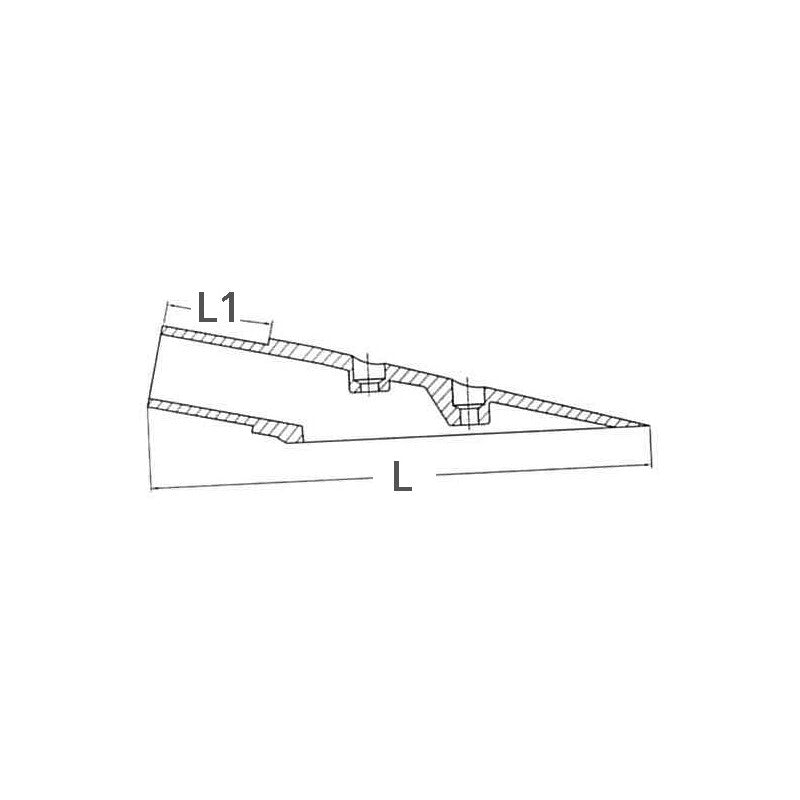 BASE INOX INCLINATA 16°