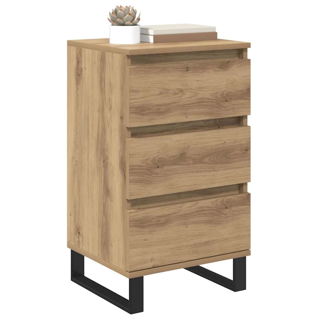 Credenza con Cassetto-Buffet-Armadio da cucina rovere artigianale Legno multistrato
