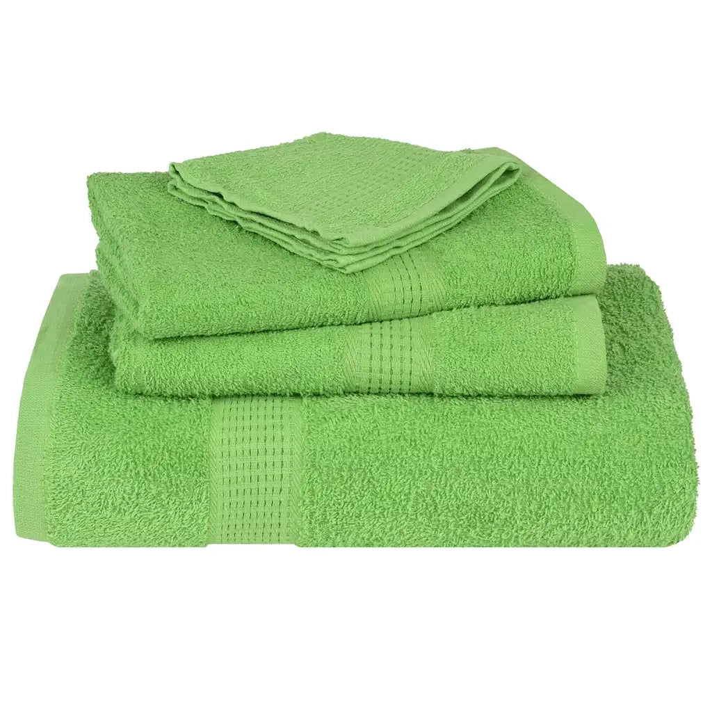 Asciugamani da doccia FROGN 4 pz Verde mela 70x140 cm 360 g/m² 137026