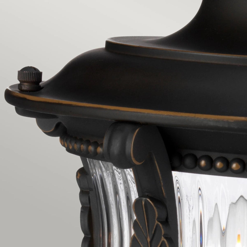 Lampada esterno piedistallo marrone E27 60W Luverne Kichler