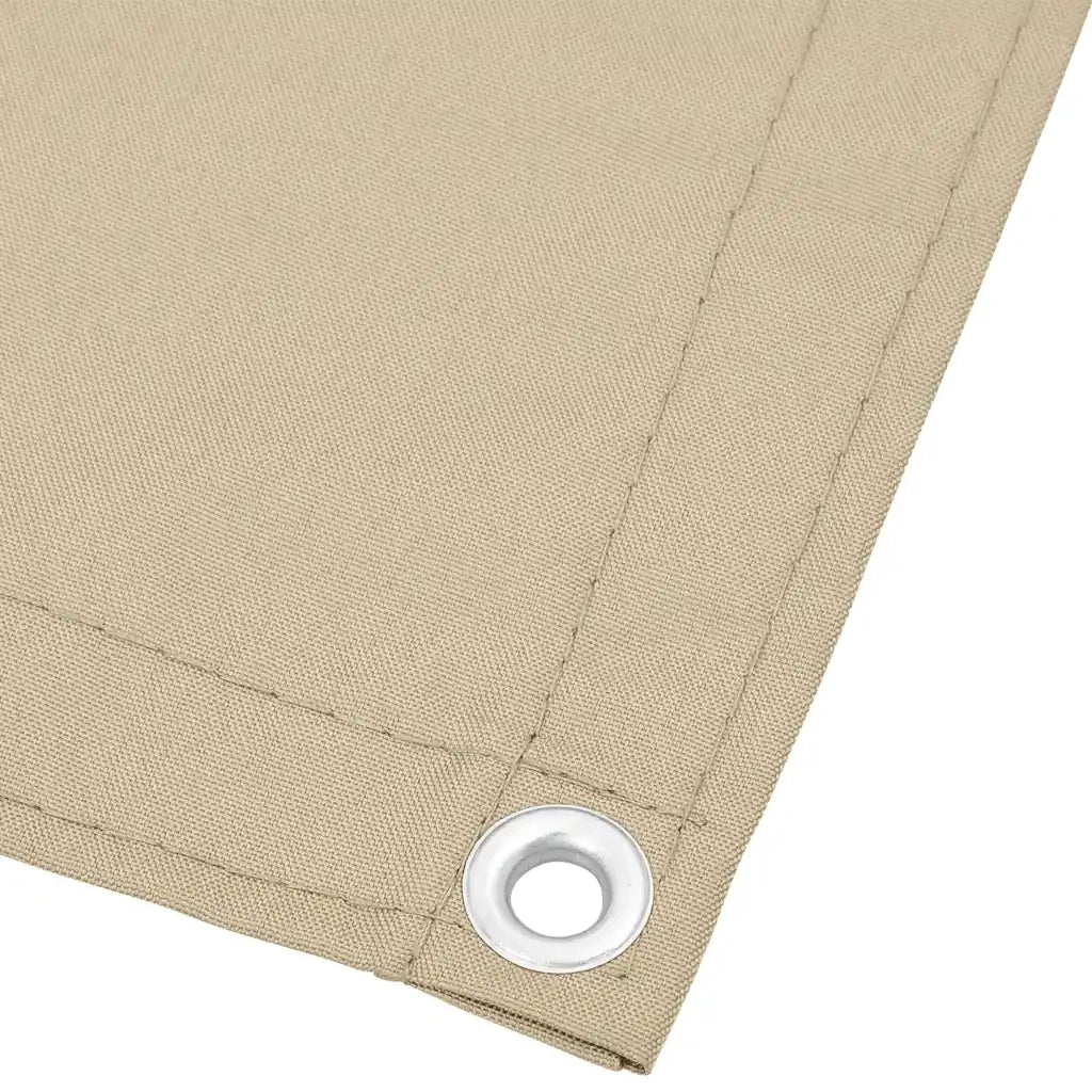 Paravento da Balcone Beige 75x1000 cm 100% Poliestere Oxford