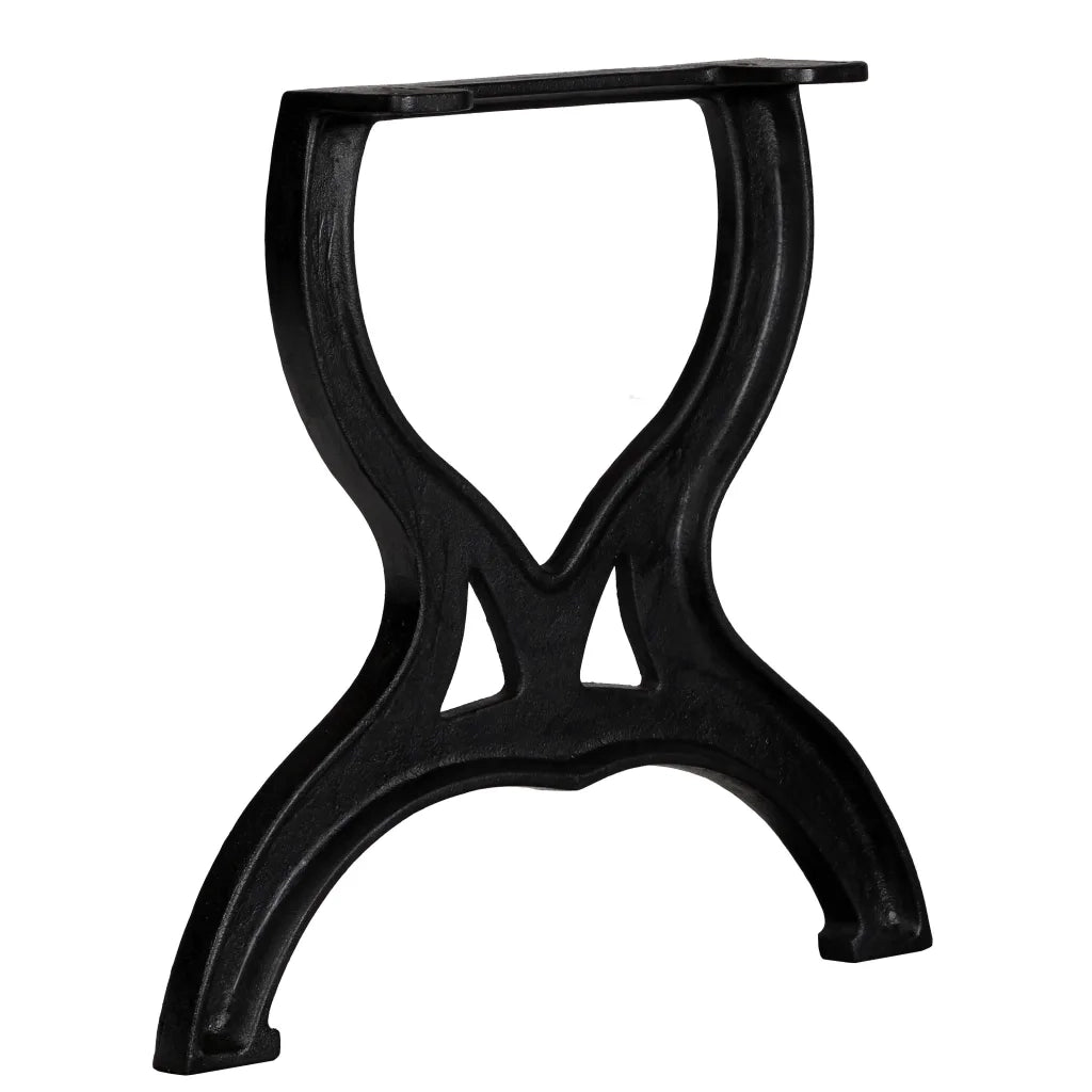 Gambe per Tavolino da CaffÃ¨ 2 pz a Forma di X in Ghisa cod mxl 56171