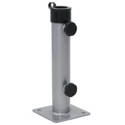 Base per Ombrellone per Palo da Ã˜38/48 mm Argento in Acciaio