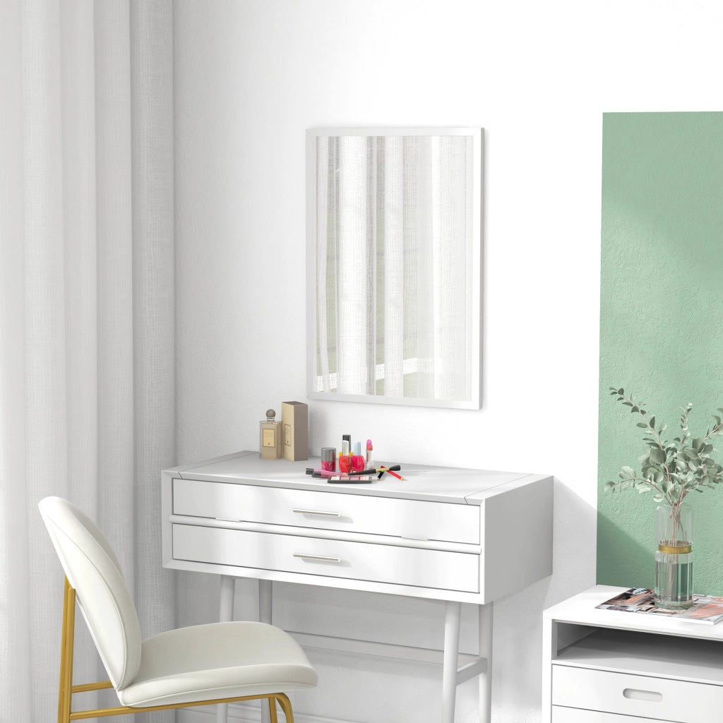 Specchio da Bagno Rettangolare ¨C zephmum ¨C Bianco 50x70 cm