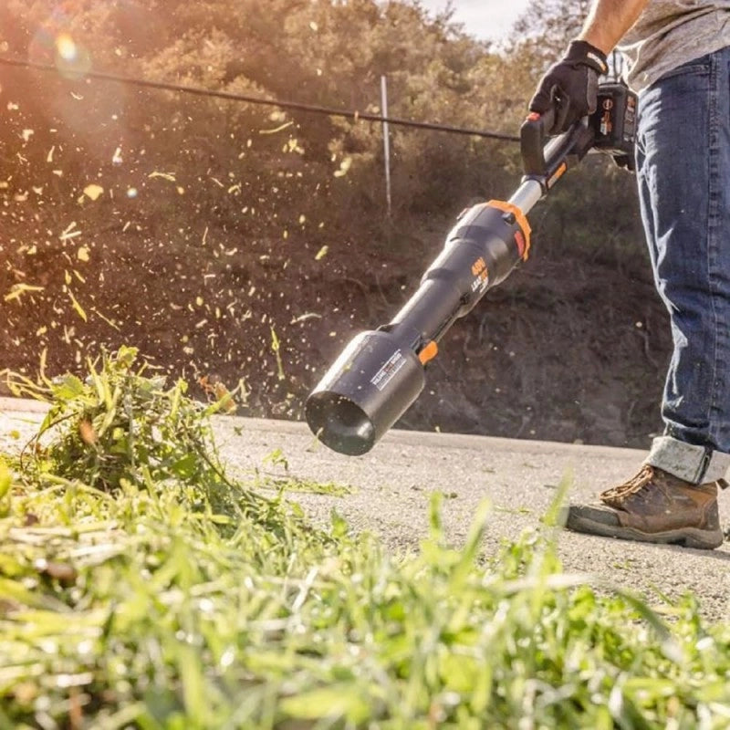 Soffiatore a Batteria WG543E 20V Brushless LeafJet 209 km/h con Batteria 4Ah per Pulizia Giardino - WORX