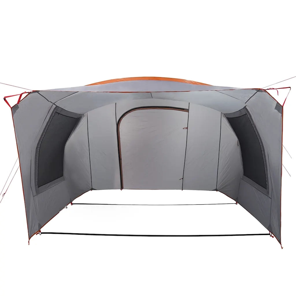 vidaXL Tenda da Campeggio per Auto Grigio e Arancione Impermeabile