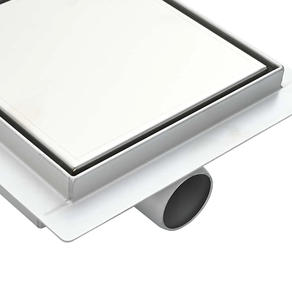 Drenaggio doccia 2 in 1 Argento 15 x 15 cm Acciaio Inox 304 42015932