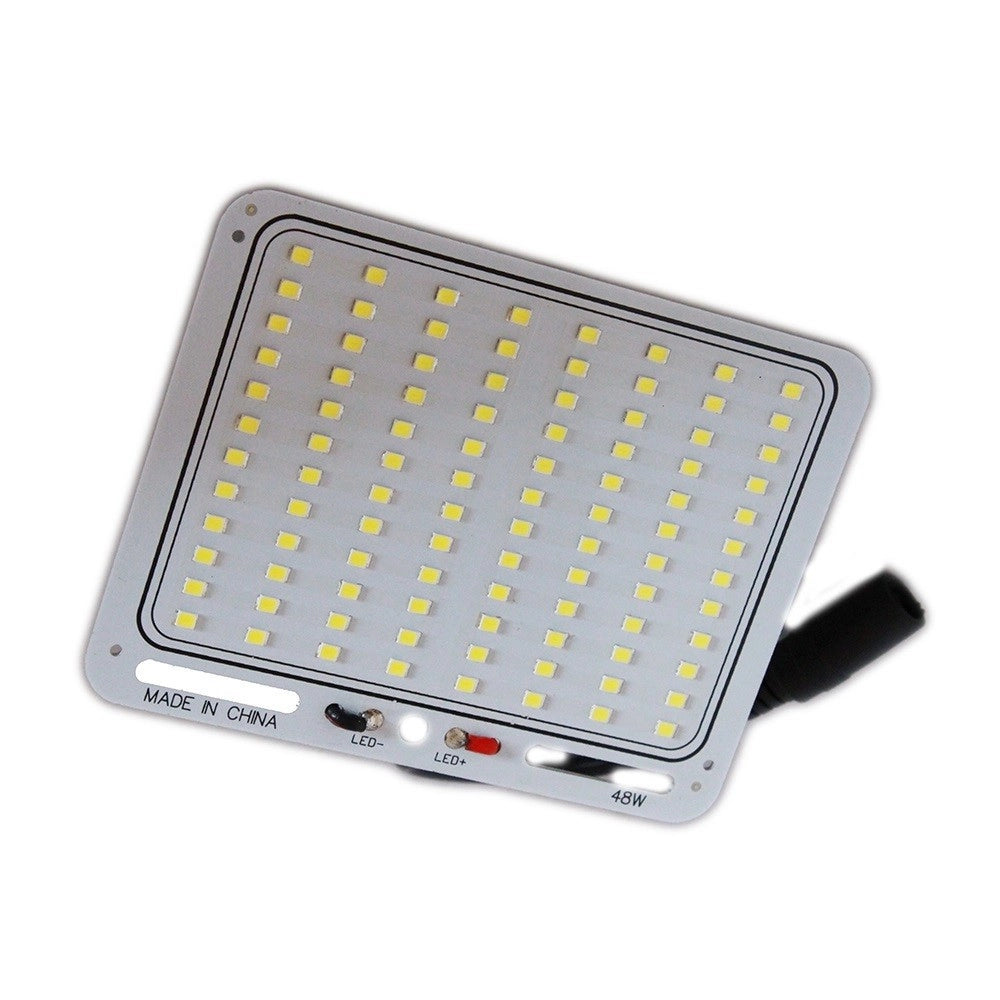 Trade Shop - Asta Allungabile 3,6 Mt Pannello Led Smd 96 Led Luce Bianca 48w Pesca Campeggio -