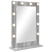 Specchio da Vanit¨¤ Rettangolare Grigio Sonoma 70 x 50 x 18 cm