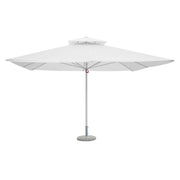 Ombrellone quadrato push-up MOIA 4x4 mt. fusto bianco telescopico