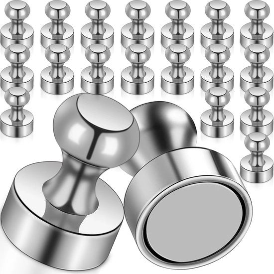 Magnetici forti 20 pezzi Mini Magnetici 12 x 16 mm Magnetici Neodymium Extra Forti, Magnetici per Tabelloni Magnetici, Magnetici Forti per Frigoriferi, Pegboards, Prikbord, Muzieknoten, Tabelloni Bianchi