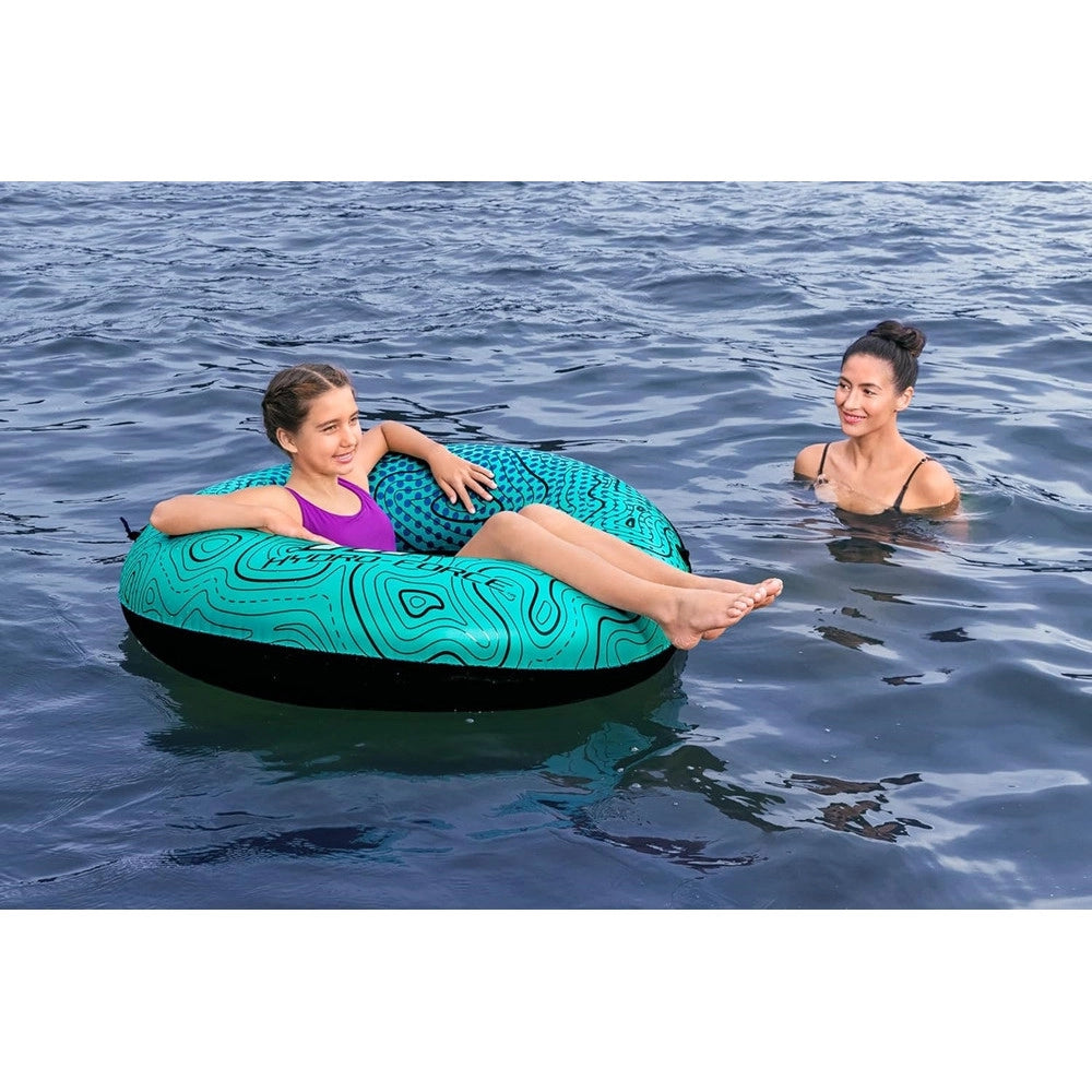 Trade Shop - Salvagente Ciambella Gonfiabile Con Motivi Ondulati Breeze Rider 106x106x27cm 36401 -