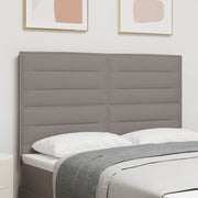 testiera LED Design Linee Tortora 72 cm Tessuto