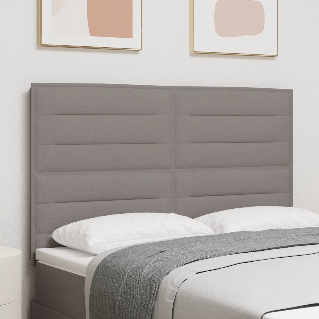 testiera LED Design Linee Tortora 72 cm Tessuto