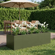 Vaso da giardino Verde Oliva 200 x 80 x 60 cm 8005935