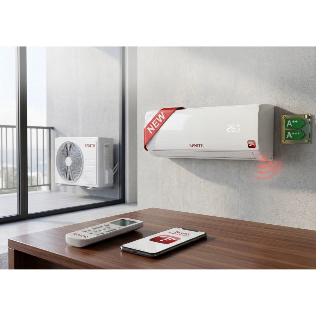 Climatizzatore ZENITH ZCLI24 Inverter 24000 BTU Wi-Fi Integrato - Classe A++/A+++