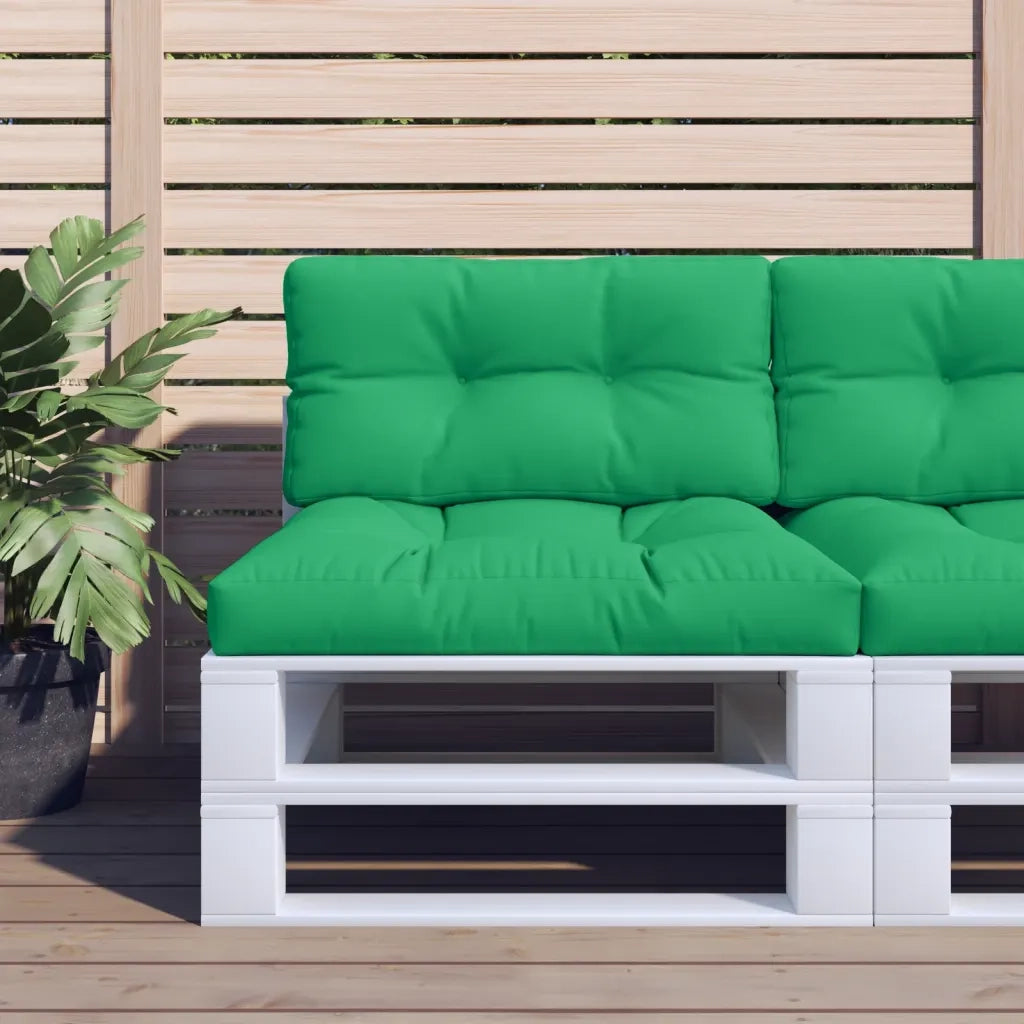 Cuscino per Pallet Verde 80x40x12 cm in Tessuto 314467