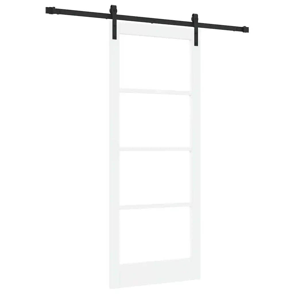 Porta scorrevole ORKDAL Bianco e Nero 83 x 202 cm 3331830