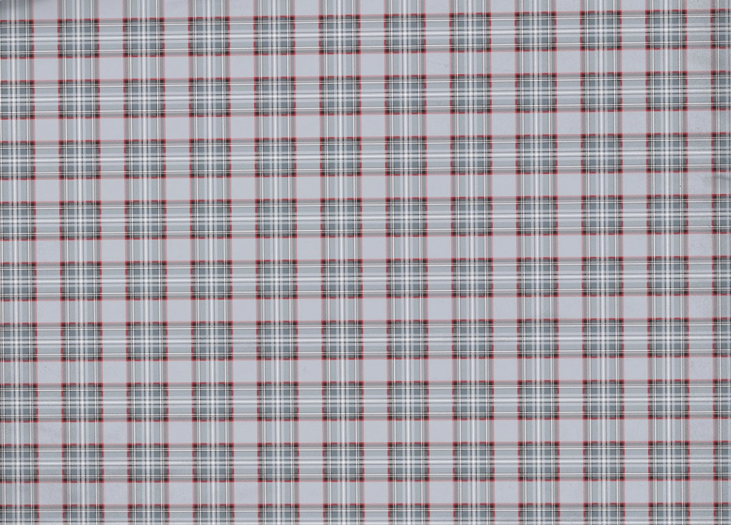 Copripiumino Sacco Piumone Pensieri Delicati 100% Cotone Orsetto Tartan - Matrimoniale - Grigio