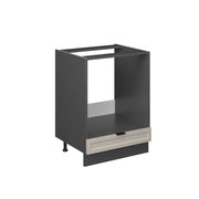 Vicco Mobile per forno da incasso GrigioBeige 60 cm senza piano di lavoro