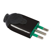 FME 80.011 SPINA 10A 2P+T NERO- 1,0 pz