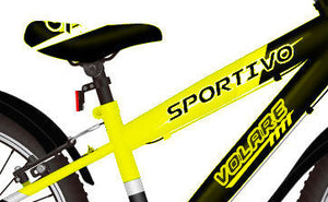 Bicicletta MTB Ragazzo 20” 7V in Metallo Sportivo Giallo
