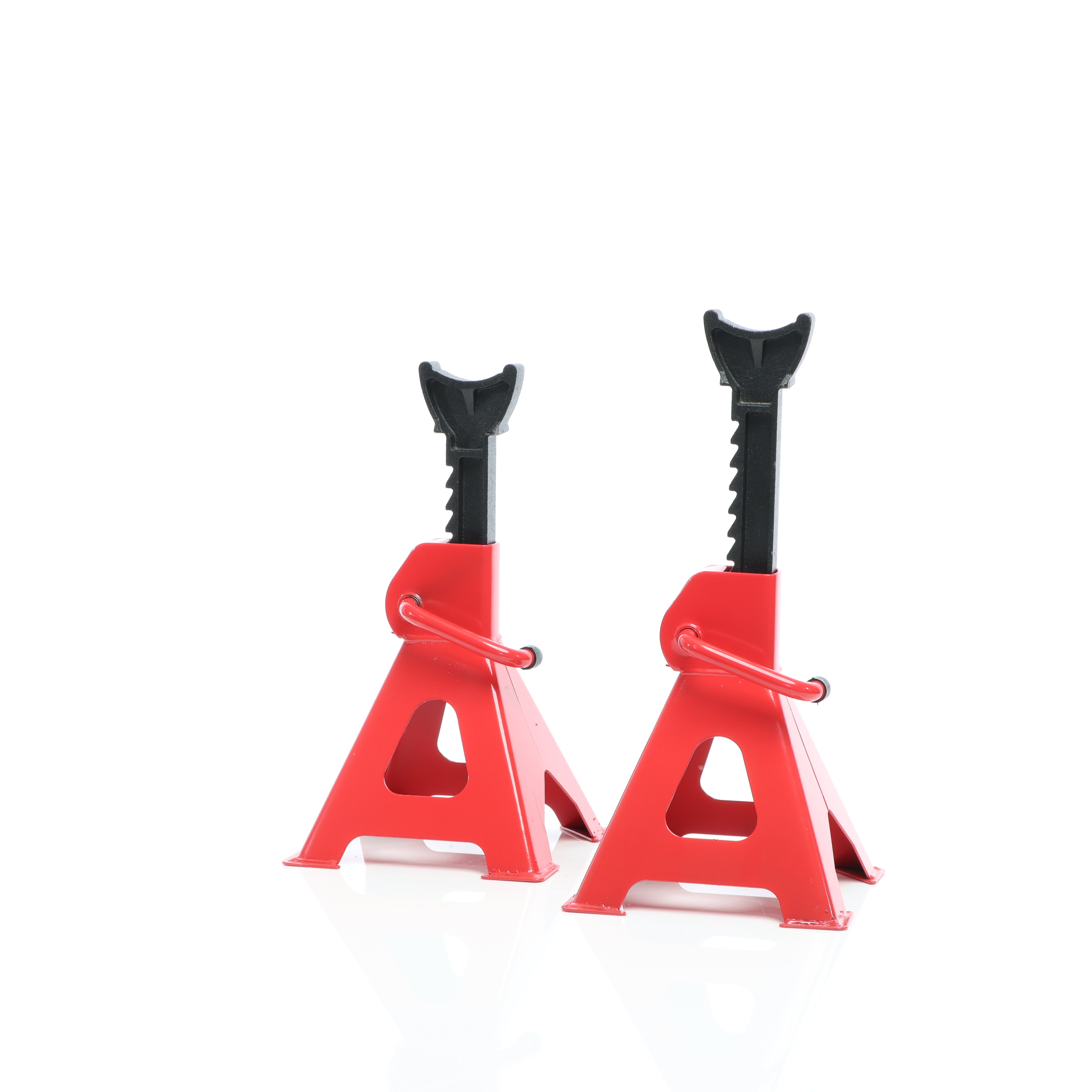 Set di 2 cavalletti di supporto da max 3000 kg ciascuno Colonnetta di sostegno