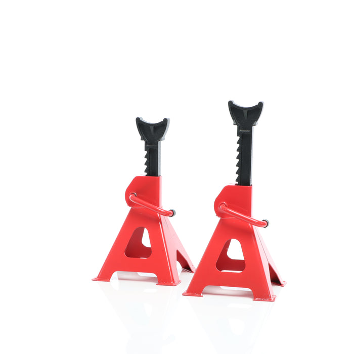 Set di 2 cavalletti di supporto da max 3000 kg ciascuno Colonnetta di sostegno