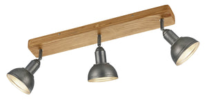 Plafoniera da Interno Attacco E14 in Metallo Nickel Anticato