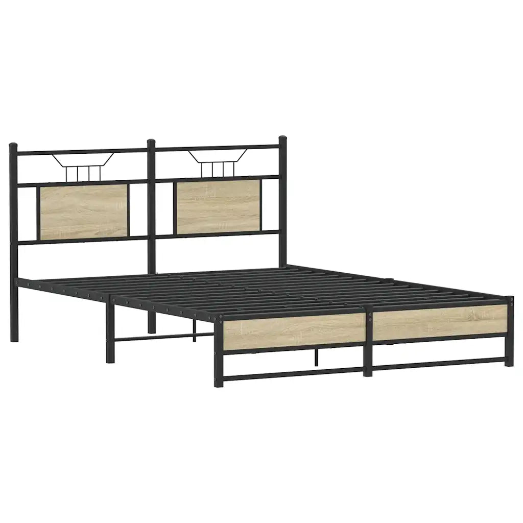 Giroletto senza Materasso Rovere Sonoma 137x190cm in Truciolato 4106961