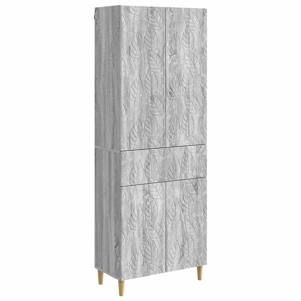 Set di armadi 2 pz Sonoma grigio Legno ingegnerizzato 3416751
