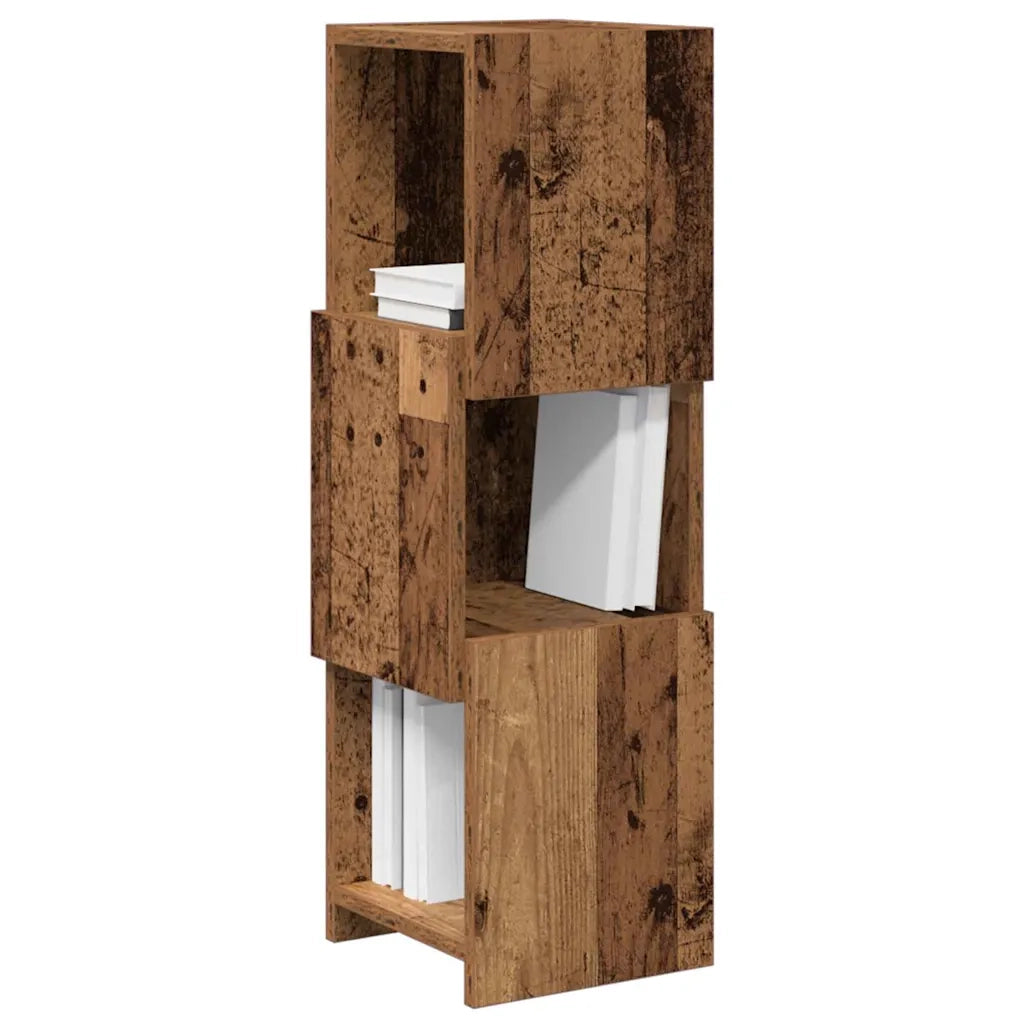 Mobile angolare Legno vecchio 25,5x25x80cm Legno multistrato