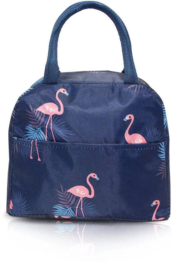Lunchbox per bambini 6L con isolamento geotermico, impermeabile e elegante, con design uccello flamingo.