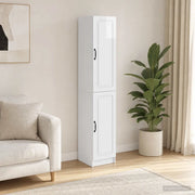Set di armadi 2 pcs Bianco Lucido Legno ingegnerizzato 3416956