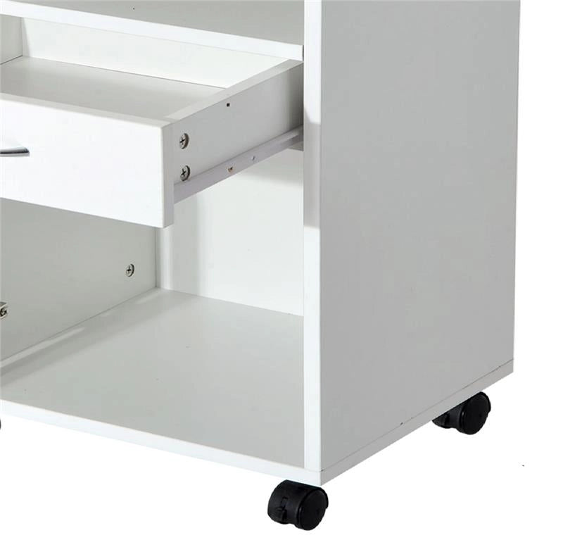 CASSETTIERA PORTADOCUMENTI DA UFFICIO IN LEGNO CON 2 SCOMPARTI 40X35X60 CM