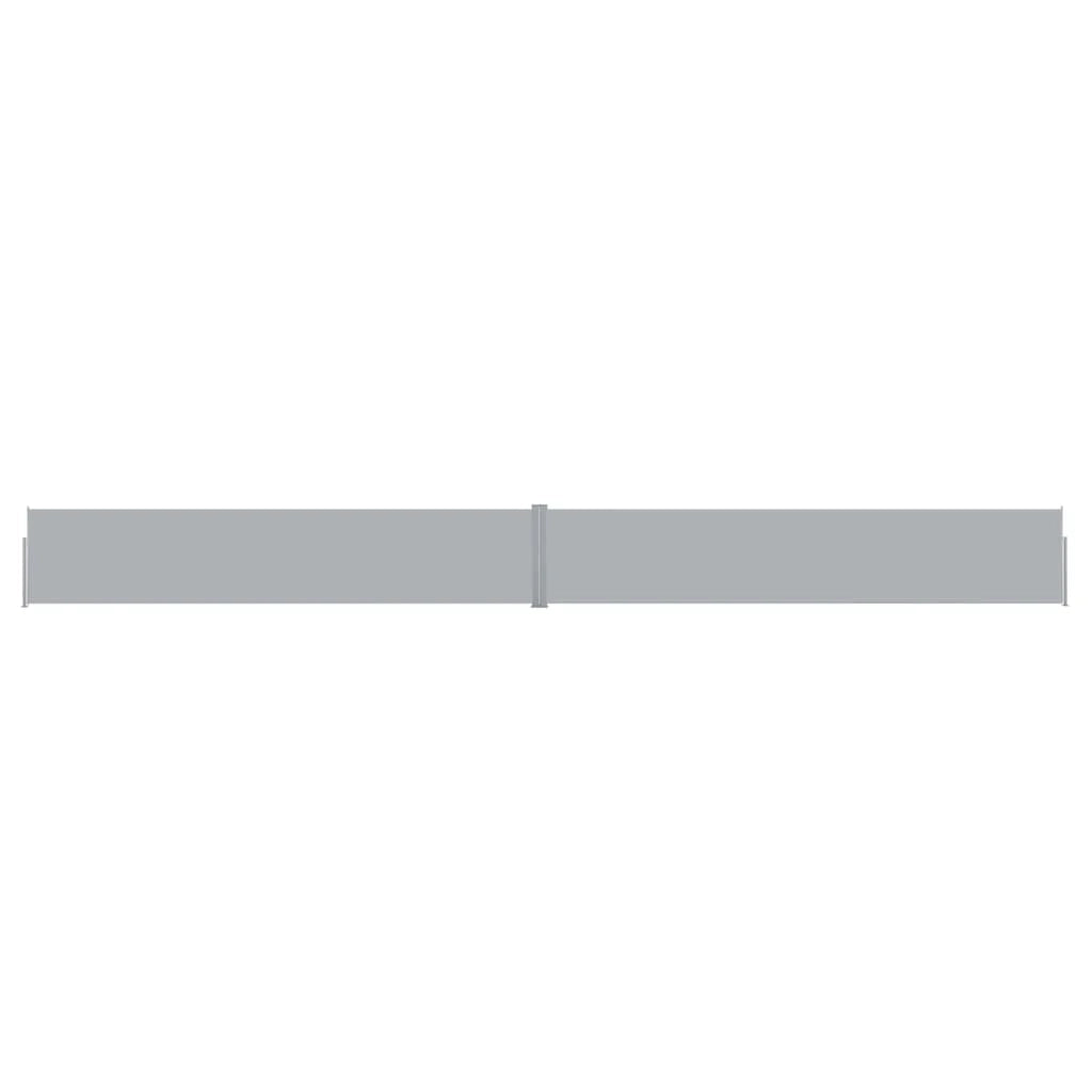 Tenda da sole laterale retrattile/schermo privacy per patio giardino terrazza balcone 140 x 1200 cm antracite 02_0007232