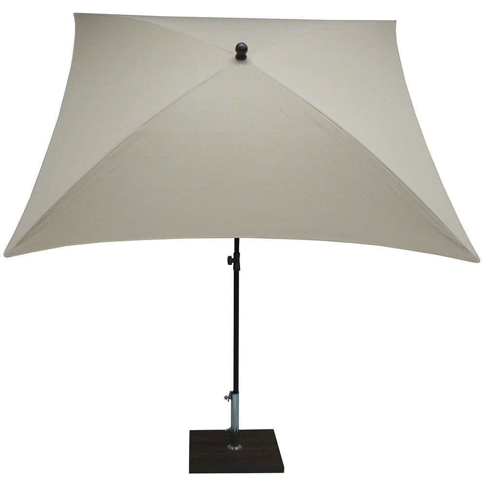 Ombrellone da Giardino 200x200 cm Palo Ø27 mm in Acciaio Maffei Kronos Ecru