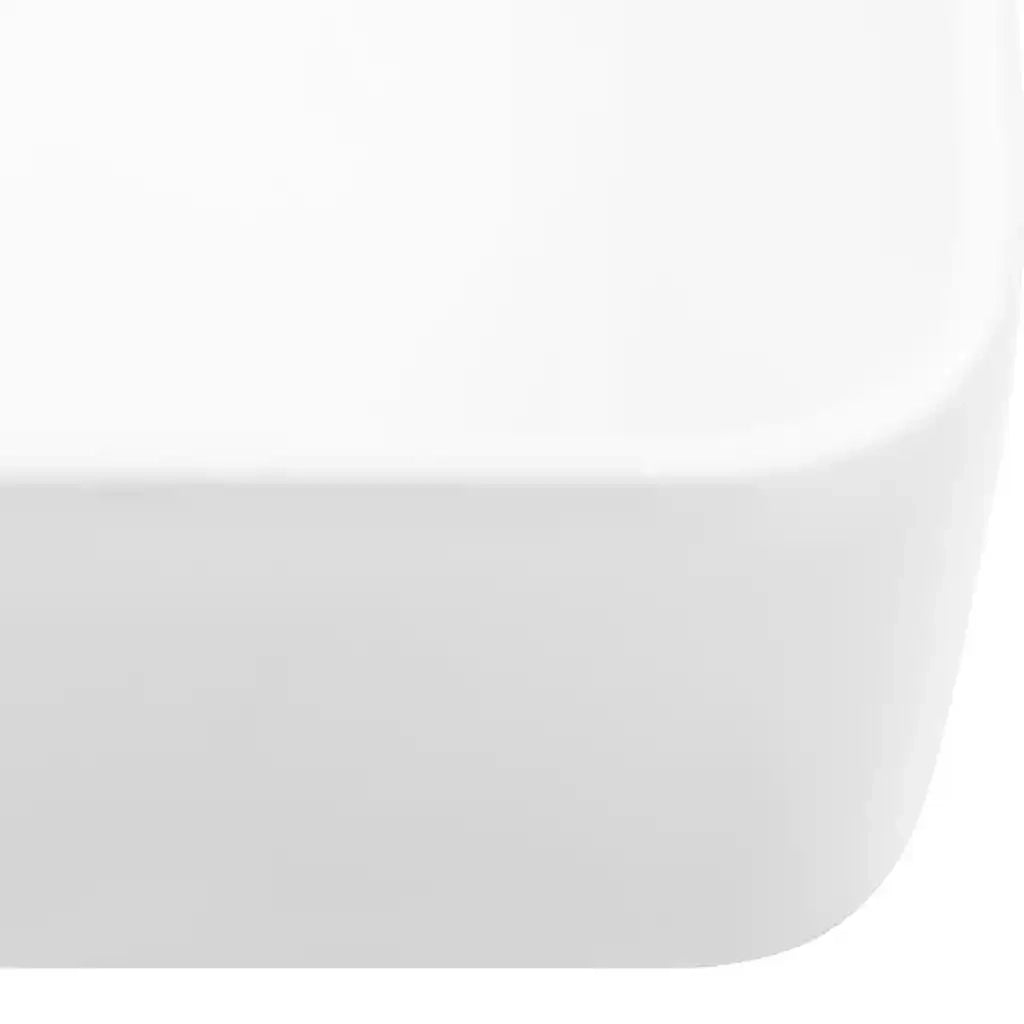Lavandino Bianco 48x37x13 cm in Ceramica Rettangolare 153338