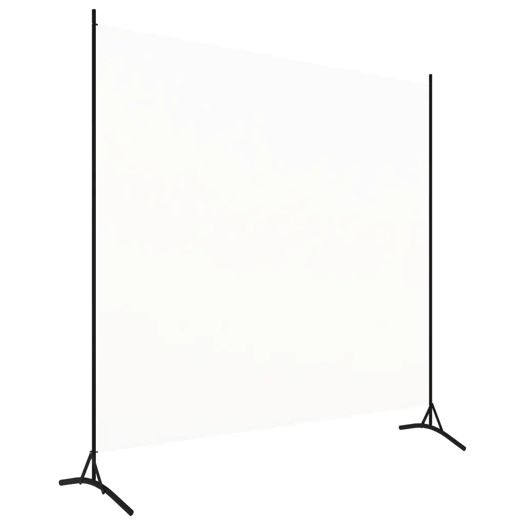 Paravento Bianco 175x180 cm in Tessuto 320735