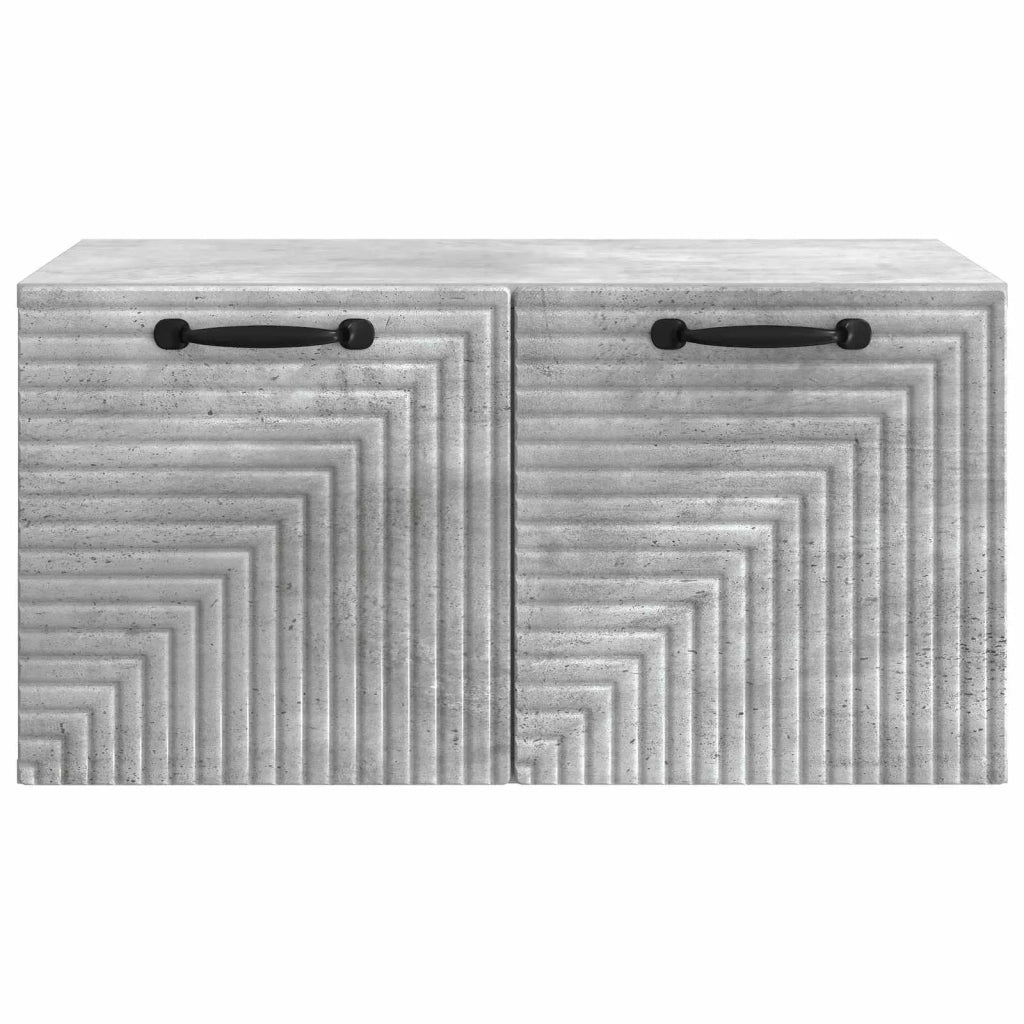 Mobile Porta TV da Muro Grigio Cemento 59,5 x 41 x 30 cm