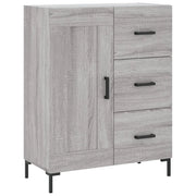 Credenza | Madia | Buffet da pranzo | Armadio da pranzo Grigio Sonoma 69,5x34x90 cm in Legno Multistrato
