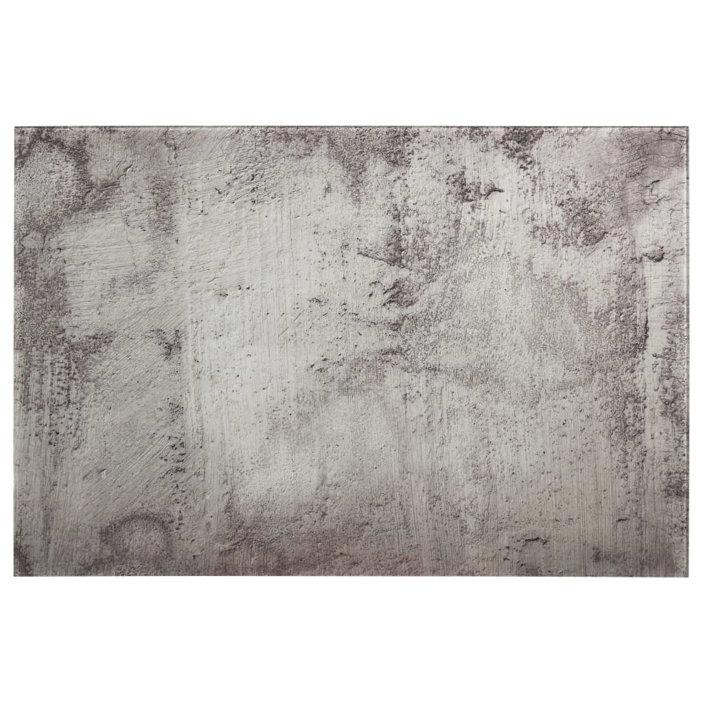 Lavagna magnetica pannello di scrittura scuola casa ufficio vetro da parete 60 x 40 cm grigio 02_0045509
