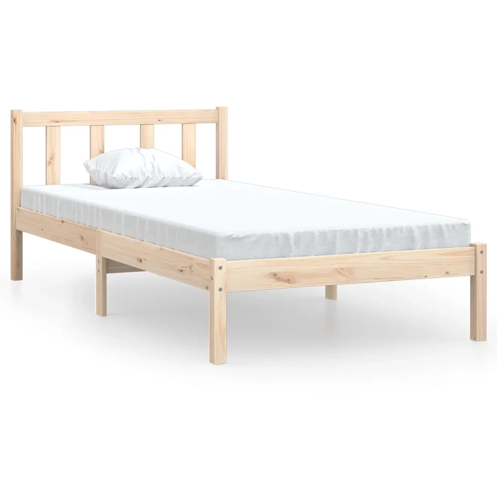 Giroletto-Struttura Letto in Legno Massello di Pino 90x200 cm 990681